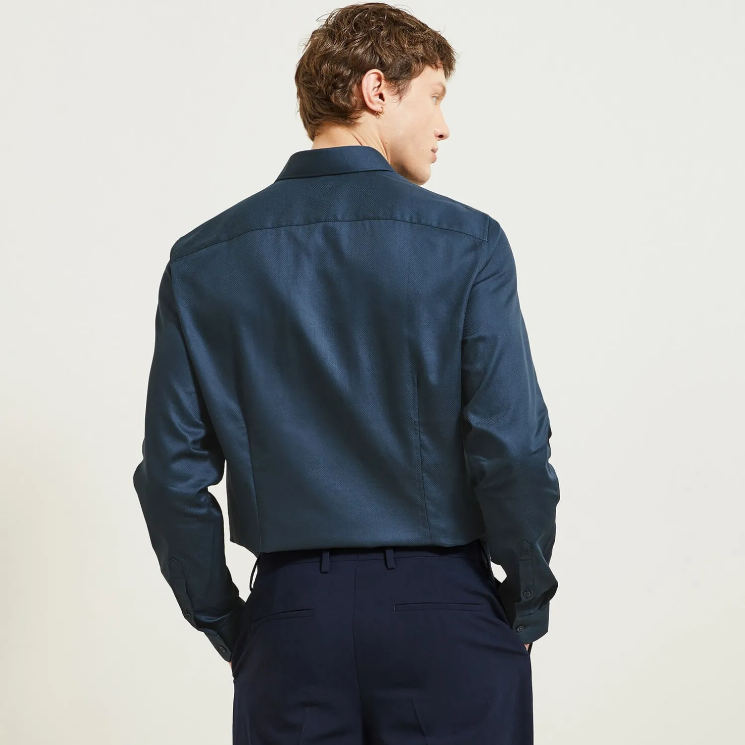 Jules Chemise en coton unie- Collection Mariage|Chemise Formelle