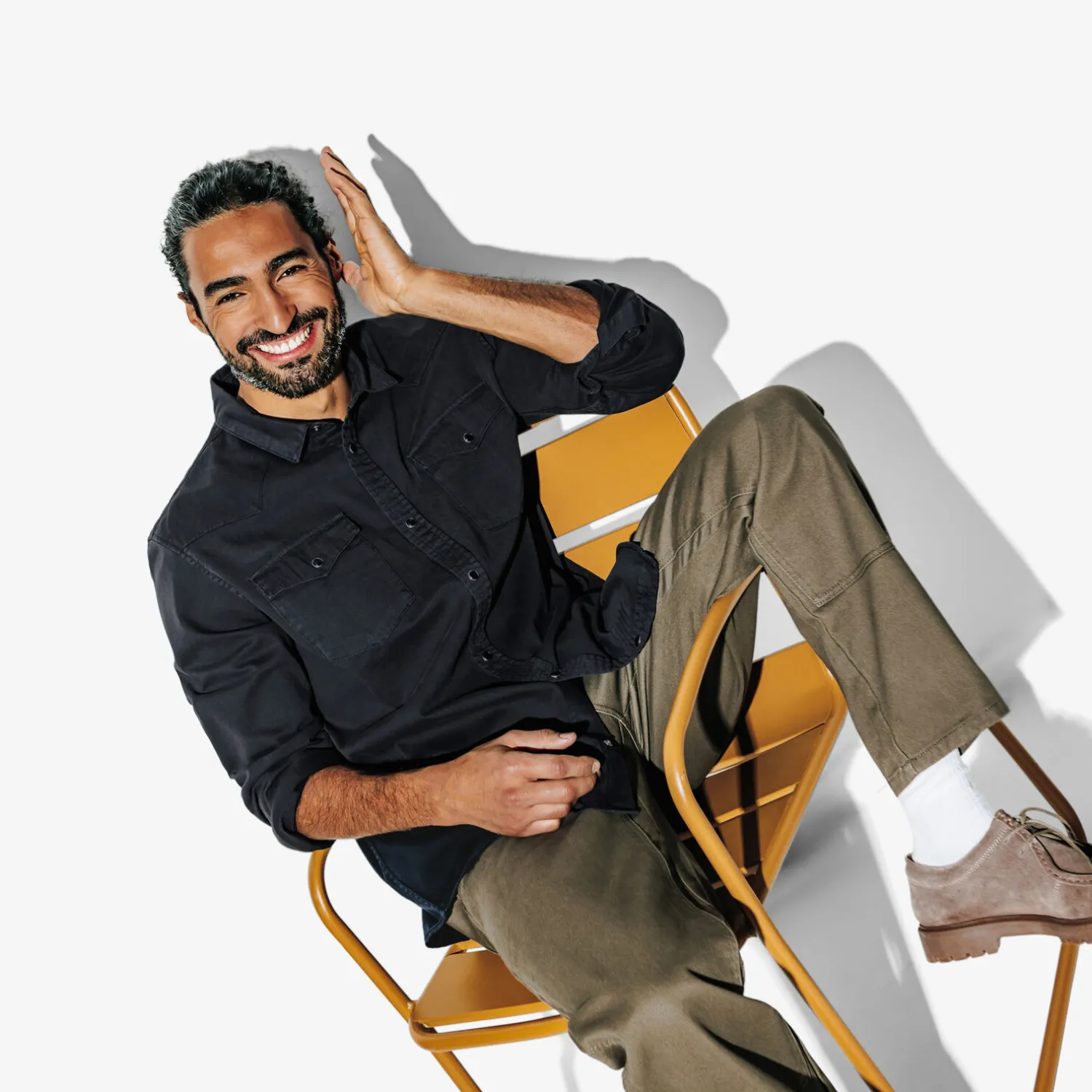 Jules Chemise en coton western unie- Chemise