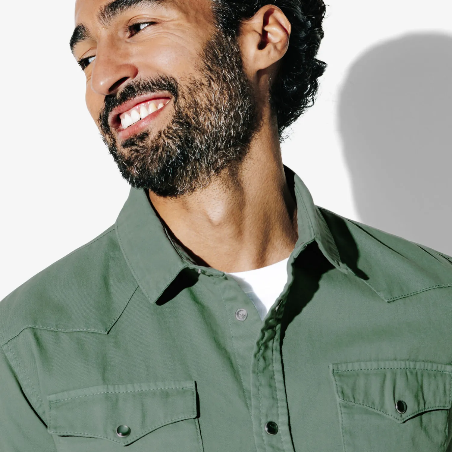 Jules Chemise en coton western unie- Chemise