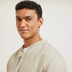 Jules Chemise en lin col mao- Smart Casual|Collection Mariage