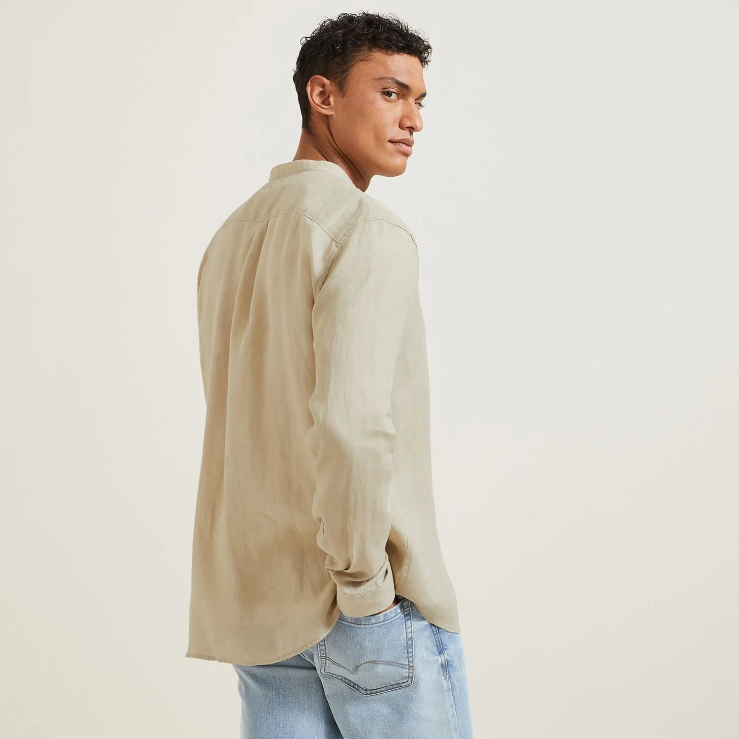 Jules Chemise en lin col mao- Smart Casual|Collection Mariage