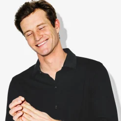 Jules Chemise en maille coton slim Performance by- Chemise Formelle|Chemise