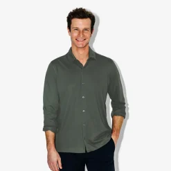 Jules Chemise en maille coton slim Performance by- Chemise Formelle|Chemise