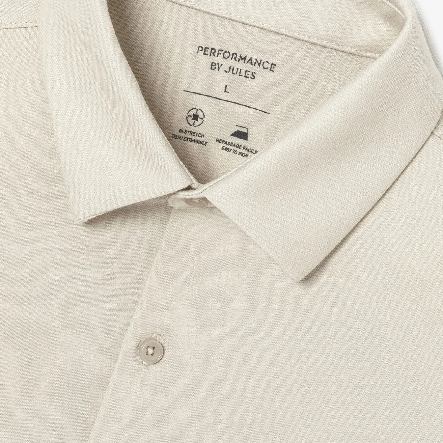 Jules Chemise en maille coton slim Performance by- Chemise Formelle|Chemise