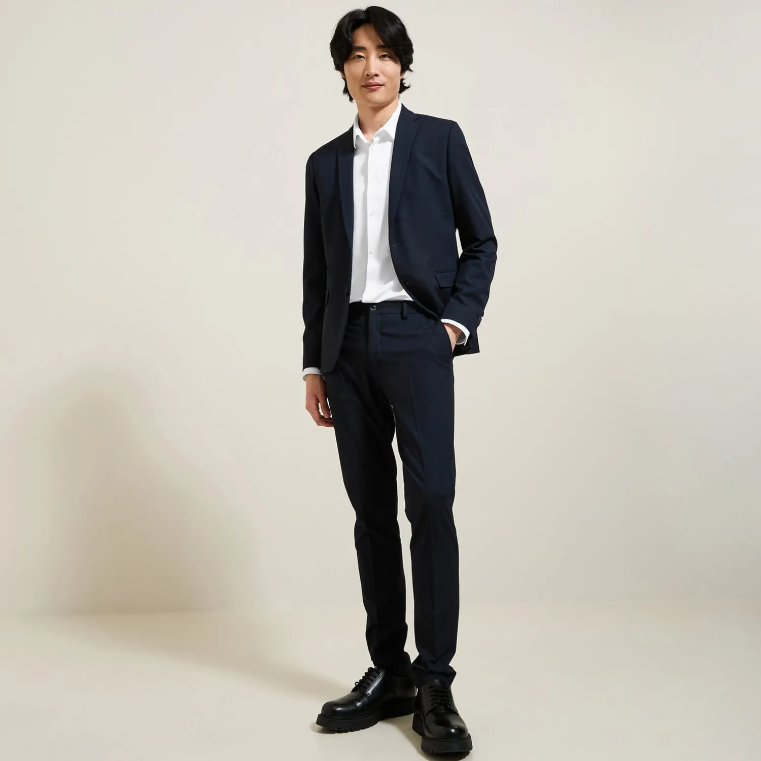 Jules Chemise en polyamide elasthanne extra slim- Smart Casual|Chemise Formelle