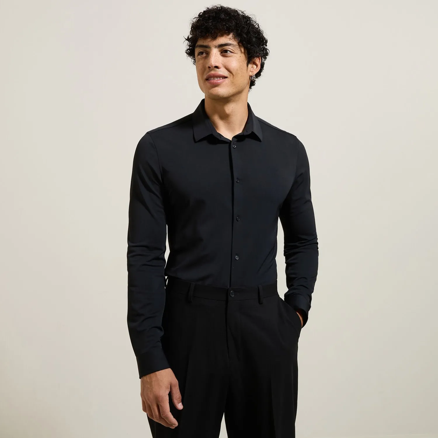 Jules Chemise en polyamide elasthanne extra slim- Smart Casual|Chemise Formelle