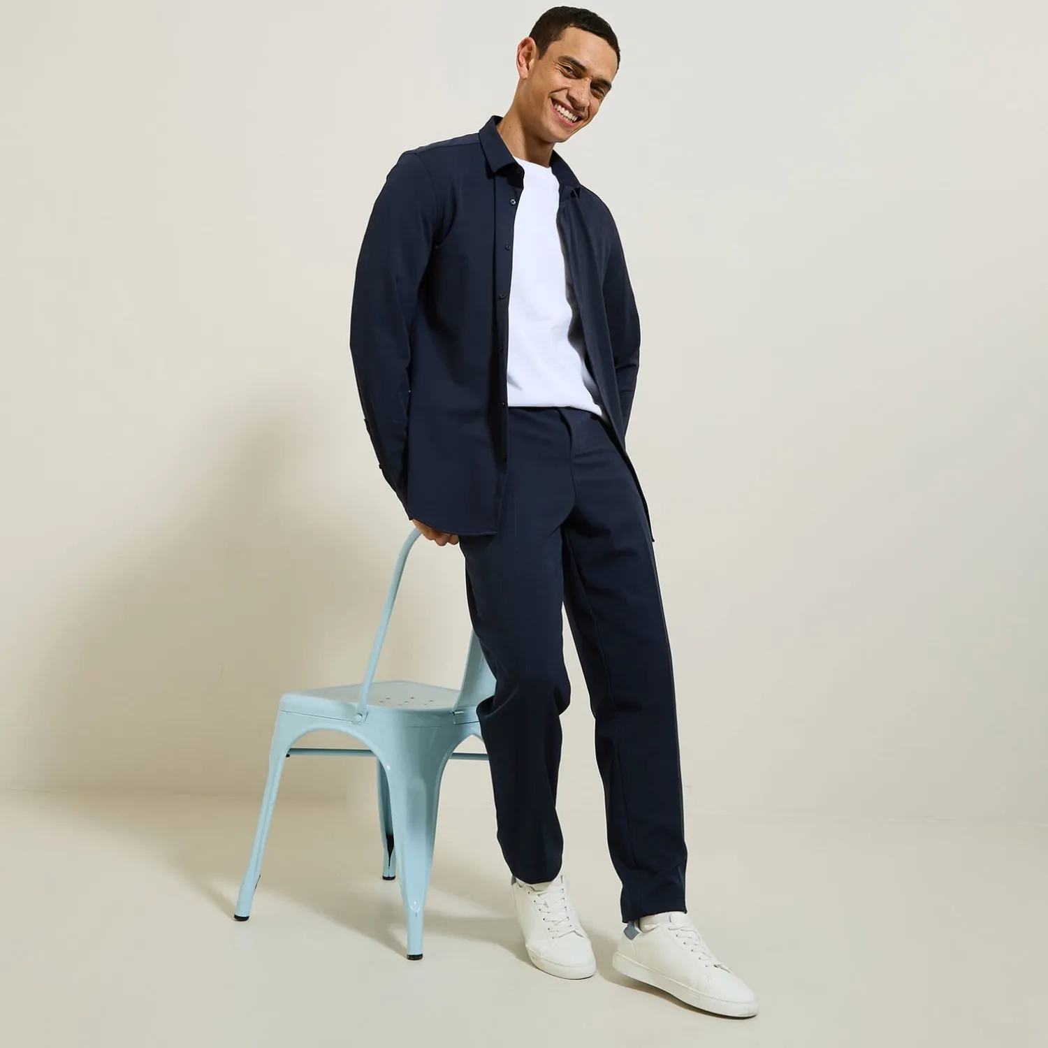 Jules Chemise en polyamide elasthanne extra slim- Smart Casual|Chemise Formelle