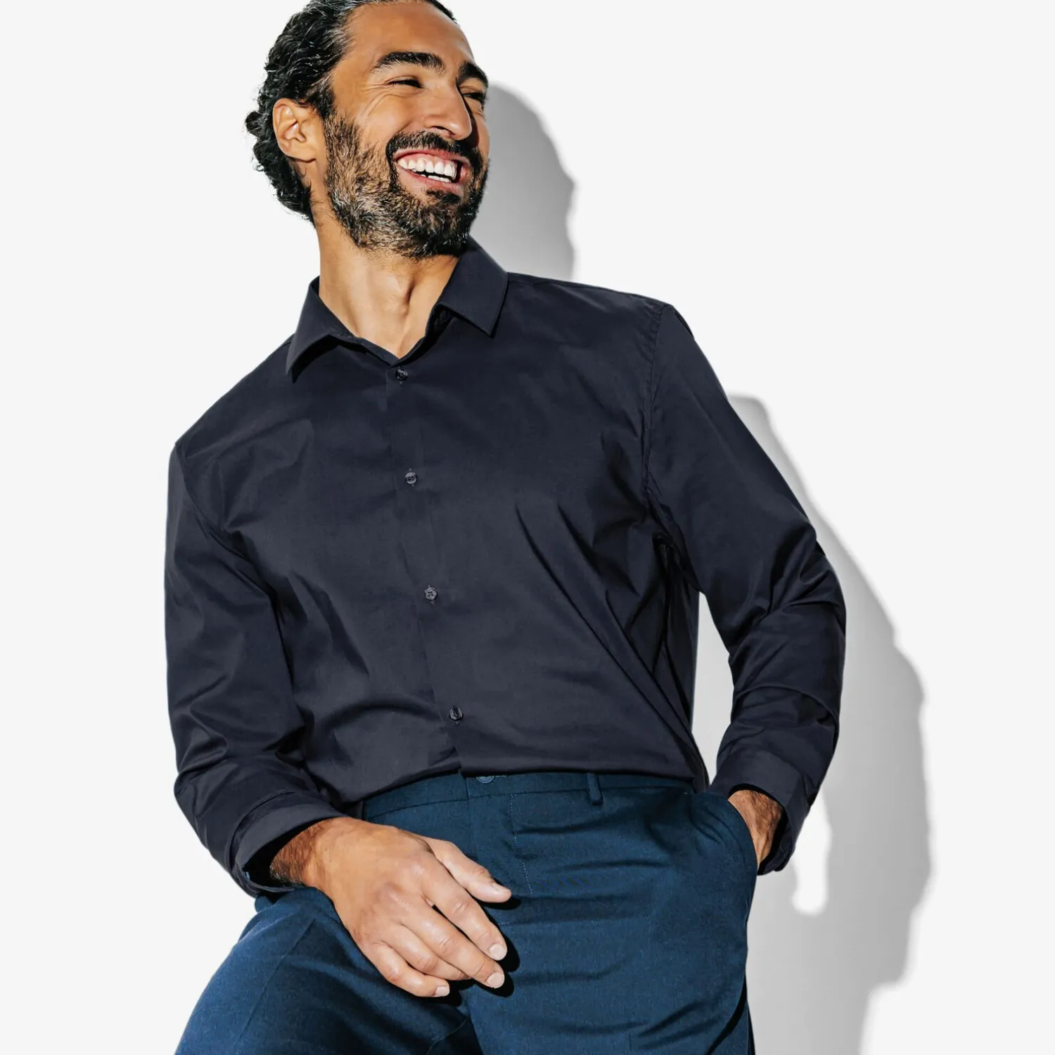 Jules Chemise regular unie en polyamide- Chemise Formelle|Chemise