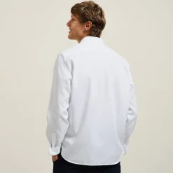 Jules Chemise sans repassage en coton jacquard- Smart Casual|Chemise Repassage Facile