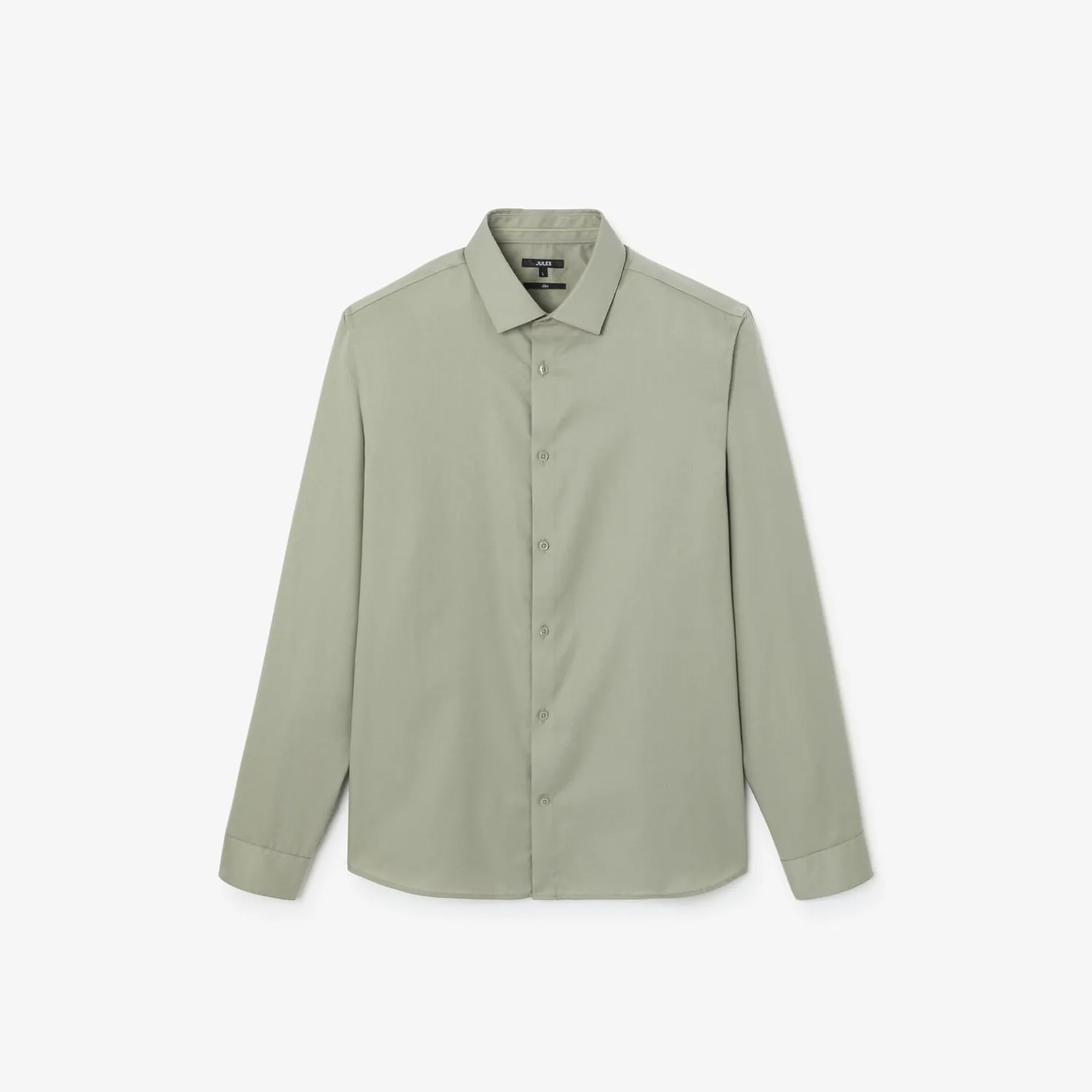 Jules Chemise sans repassage slim en coton- Chemise Repassage Facile|Chemise Formelle