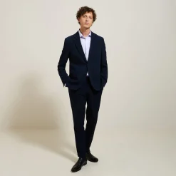 Jules Chemise sans repassage slim en coton- Chemise Repassage Facile|Chemise Formelle