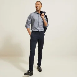 Jules Chemise sans repassage slim en coton- Collection Mariage|Chemise Repassage Facile