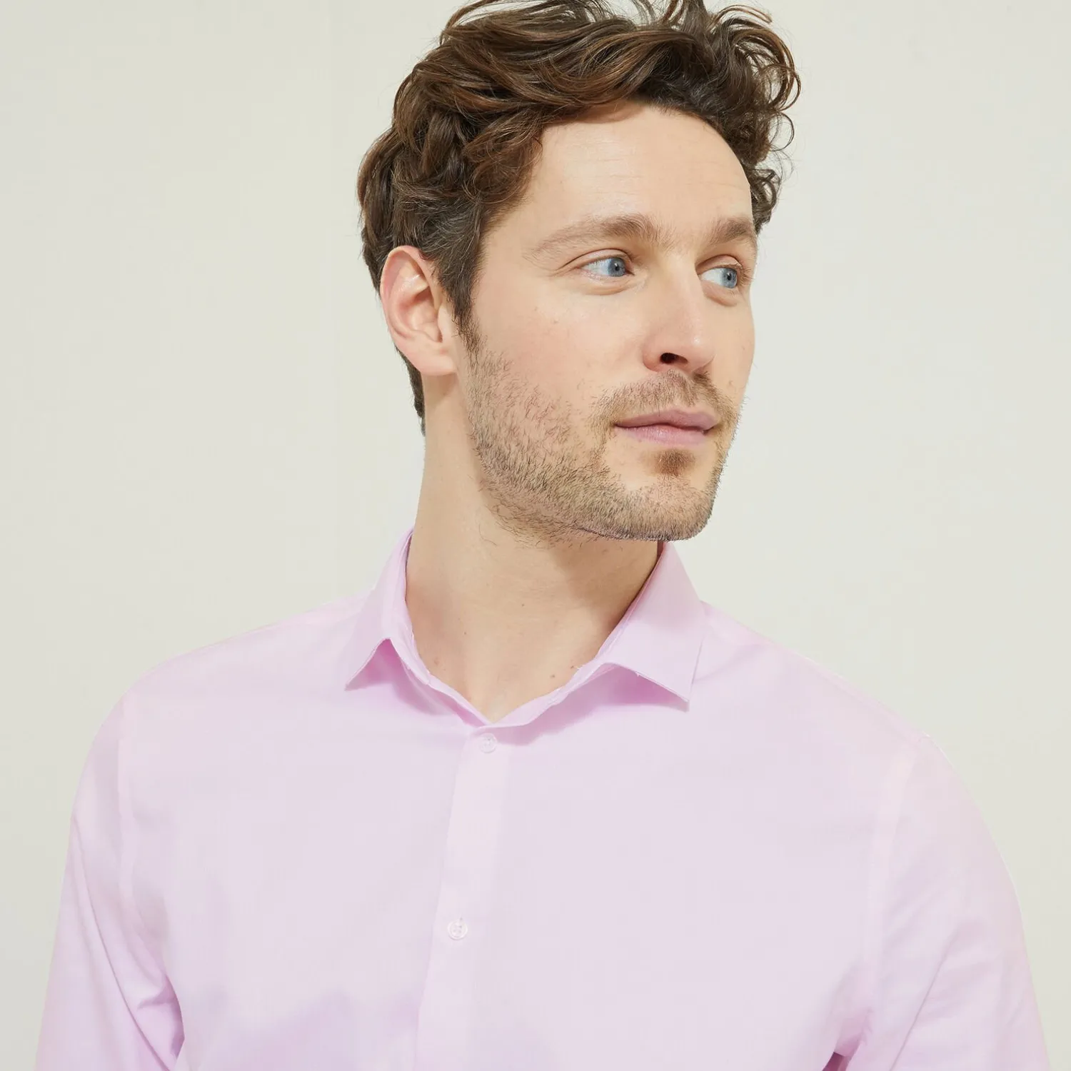 Jules Chemise sans repassage slim en coton- Collection Mariage|Chemise Repassage Facile