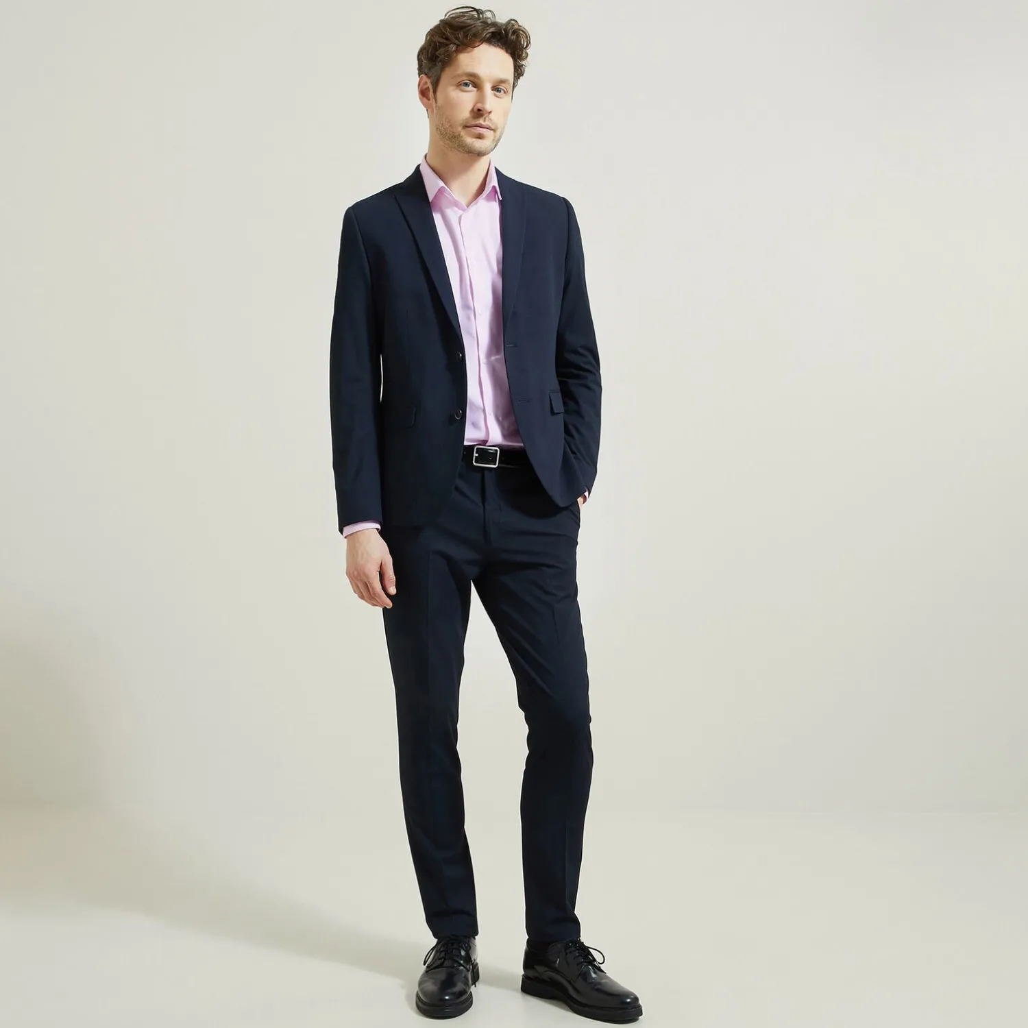 Jules Chemise sans repassage slim en coton- Collection Mariage|Chemise Repassage Facile