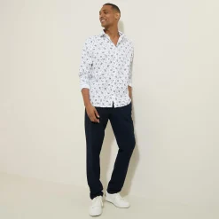 Jules Chemise slim imprimé fleur coton- Smart Casual|Chemise Formelle