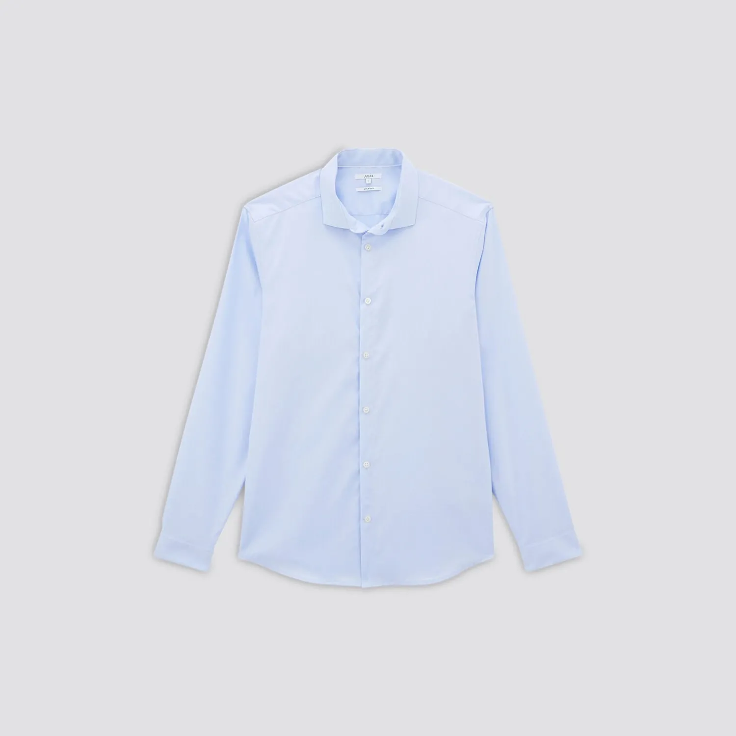 Jules Chemise slim sans repassage unie coton- Collection Mariage|Chemise Repassage Facile