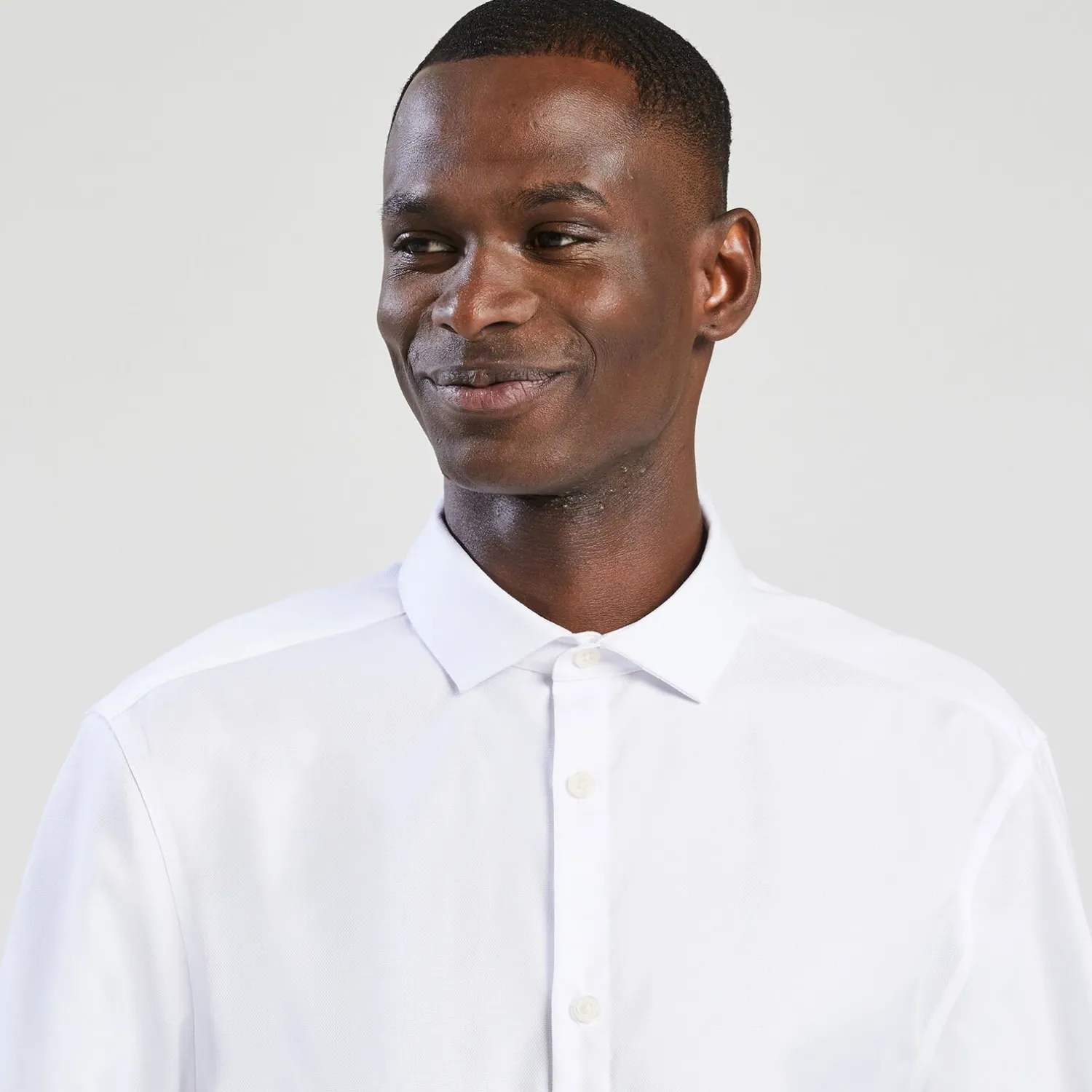 Jules Chemise slim sans repassage unie coton- Collection Mariage|Chemise Repassage Facile