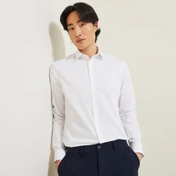 Jules Chemise slim unie- Chemise Formelle|Chemise