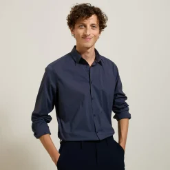 Jules Chemise slim unie- Chemise Formelle|Chemise