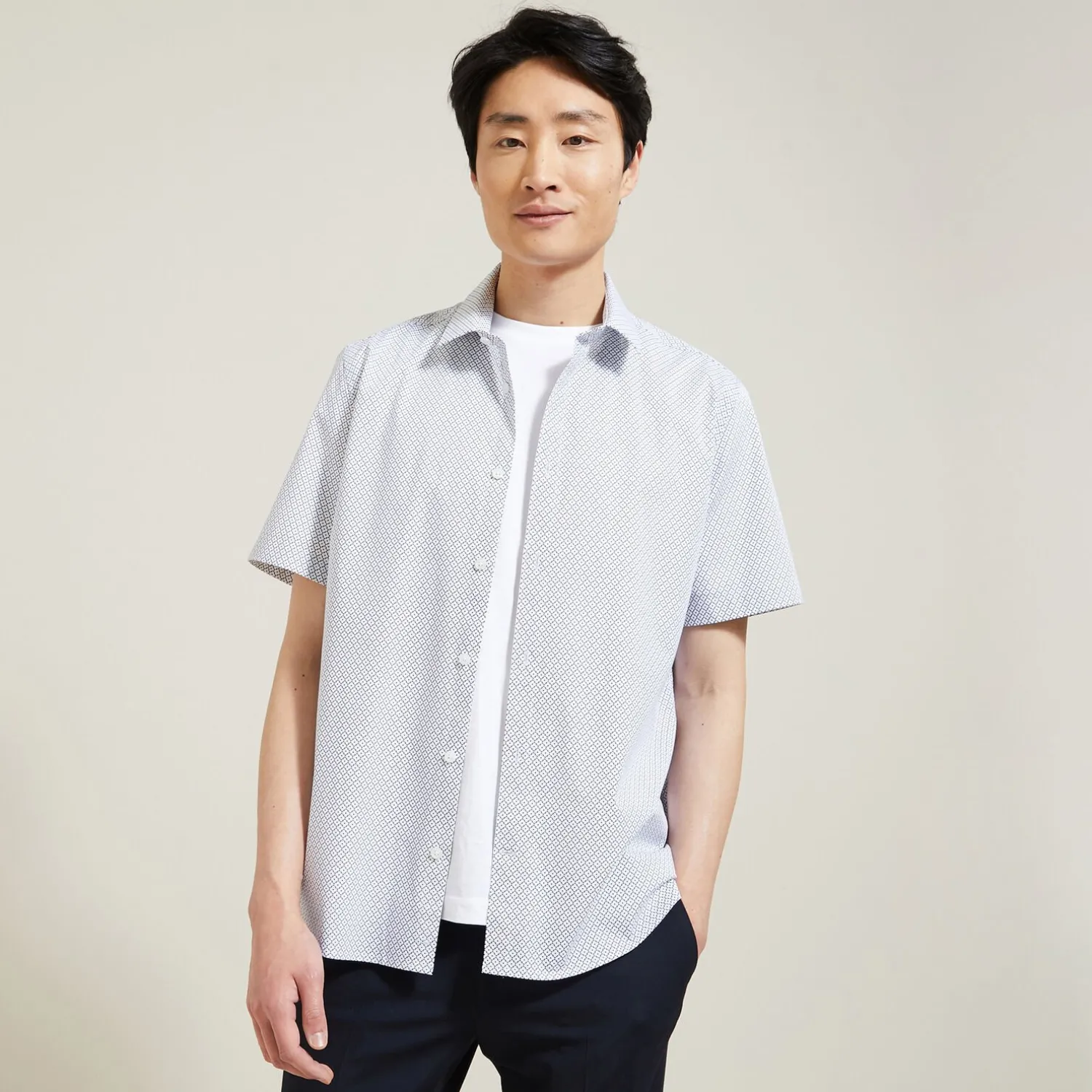 Jules Chemisette en coton avec imprimé- Chemise Formelle|Chemise