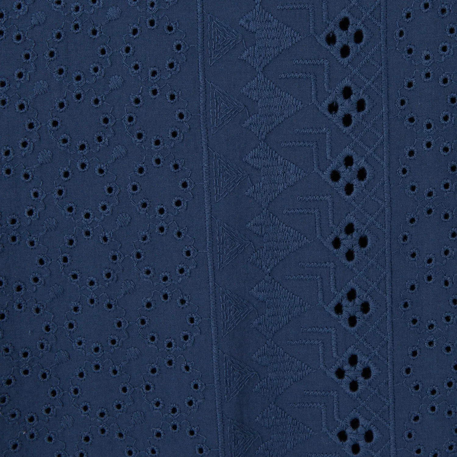 Jules Chemisette en coton broderie anglaise- Chemise