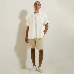 Jules Chemisette en coton broderie anglaise- Chemise