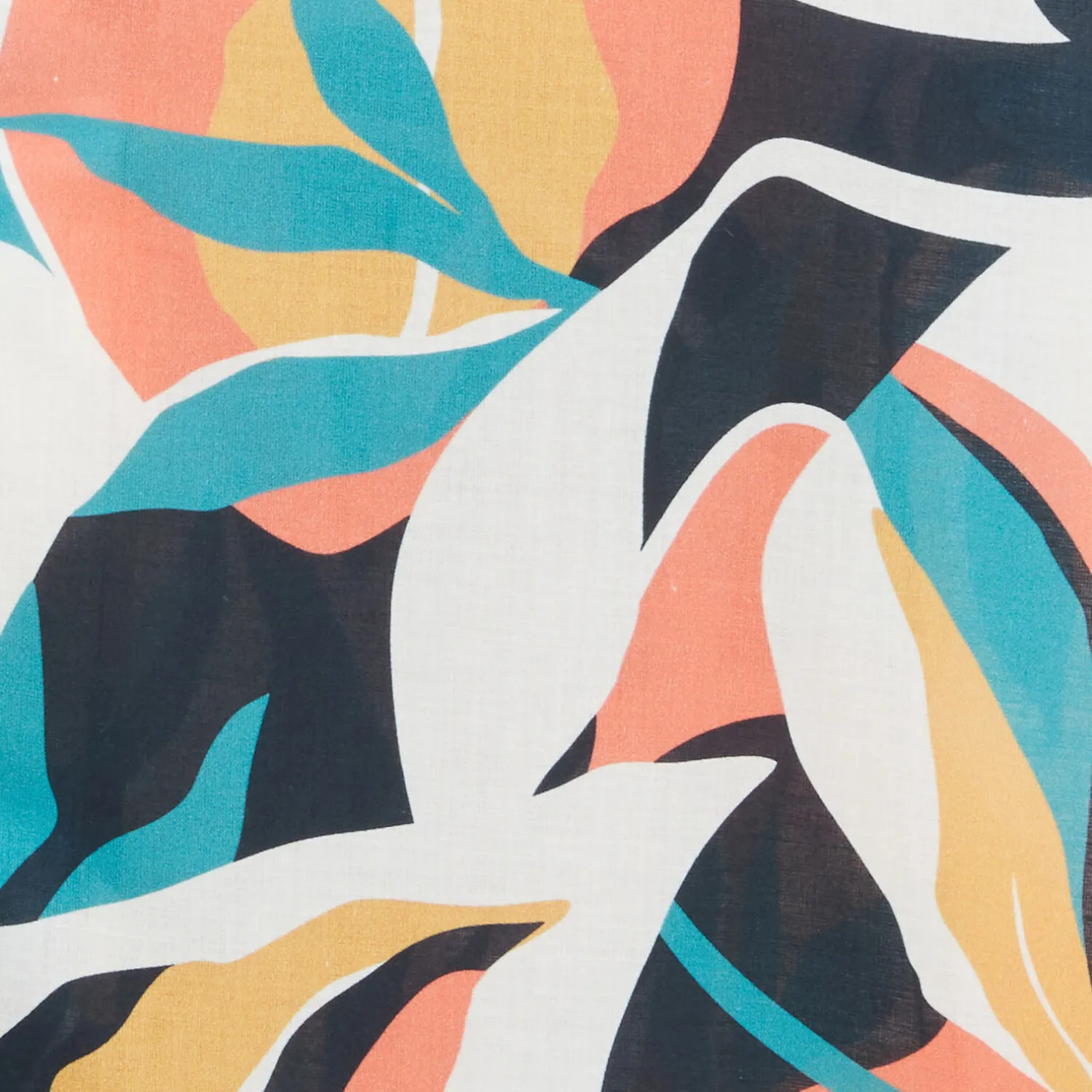 Jules Chemisette en coton col requin motif hawaïen- Chemise