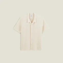 Jules Chemisette en coton matière gaufrée- Smart Casual|Chemise