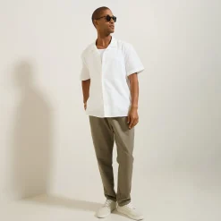 Jules Chemisette en coton matière texturée- Chemise