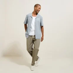 Jules Chemisette en coton matière texturée- Chemise