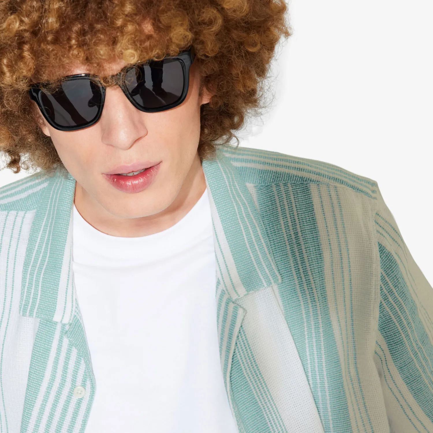 Jules Chemisette en coton matière texturée- Chemise