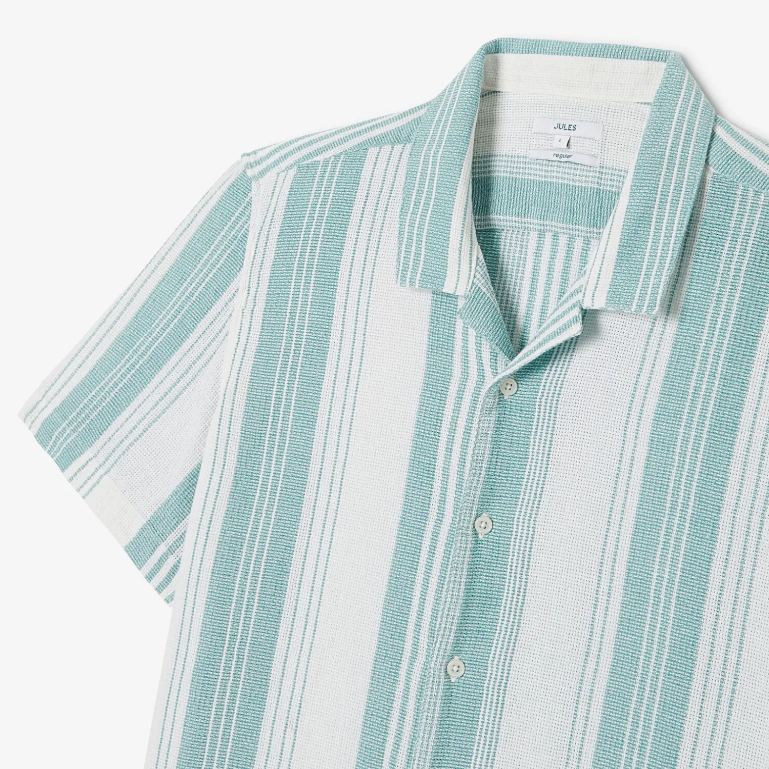 Jules Chemisette en coton matière texturée- Chemise