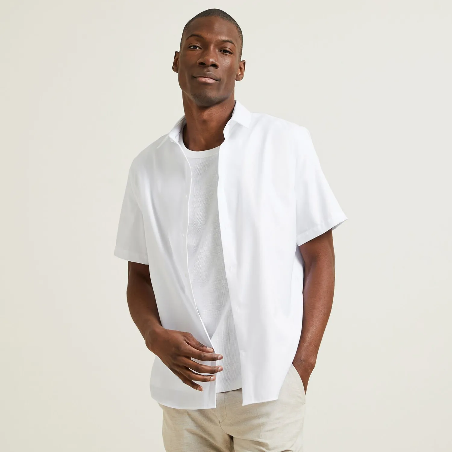 Jules Chemisette en coton sans repassage- Smart Casual|Collection Mariage