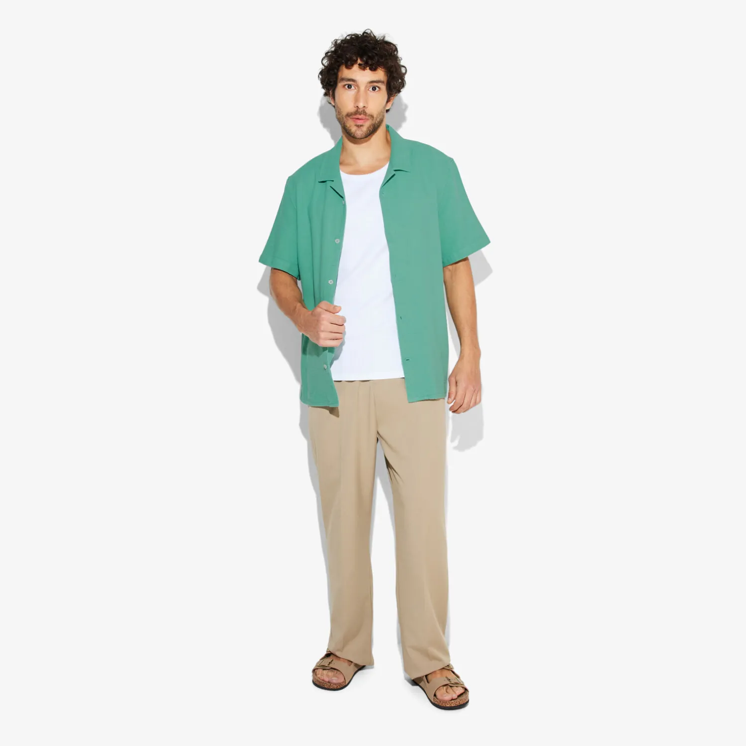 Jules Chemisette en coton tricot- Chemise