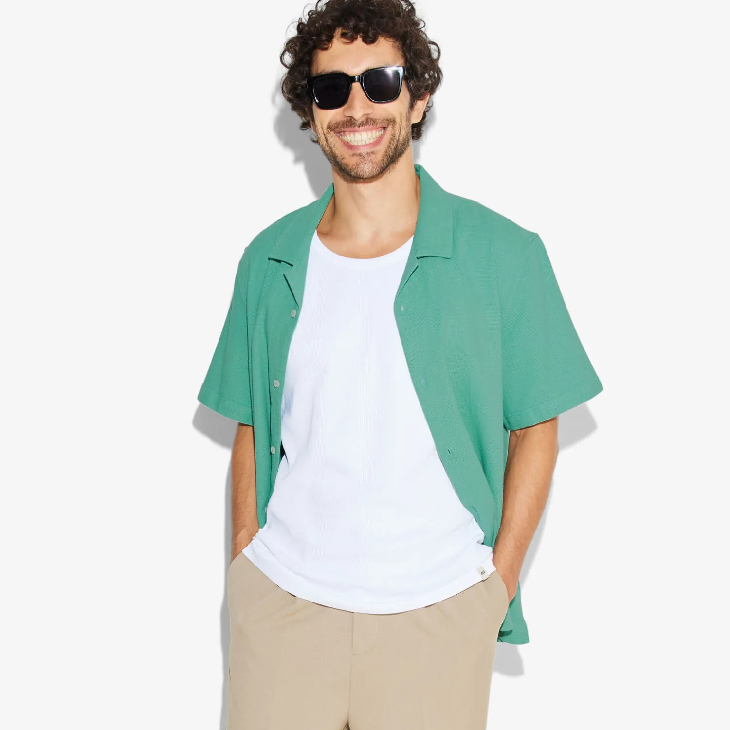 Jules Chemisette en coton tricot- Chemise