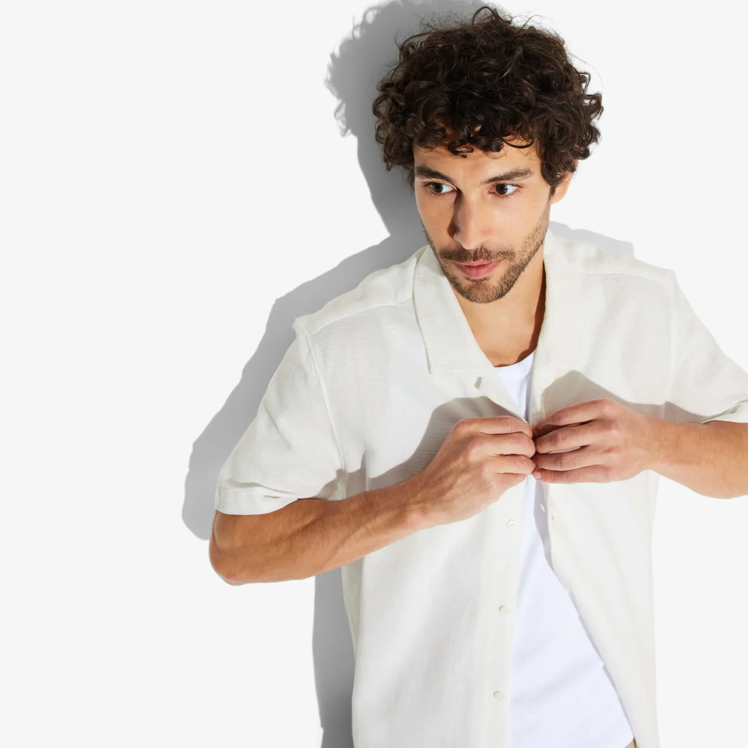 Jules Chemisette en coton tricot- Chemise