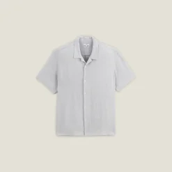 Jules Chemisette en gaze de coton texturée- Chemise