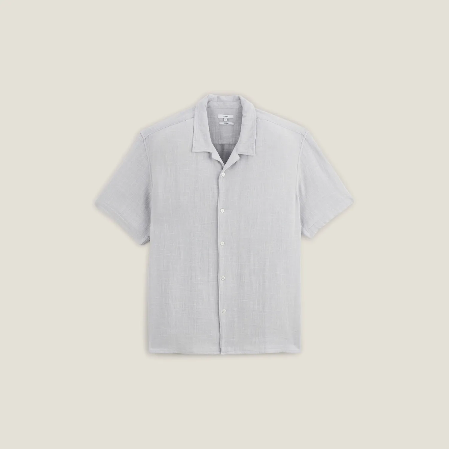 Jules Chemisette en gaze de coton texturée- Chemise