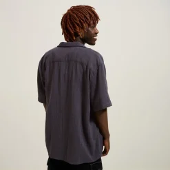 Jules Chemisette en gaze de coton texturée- Chemise