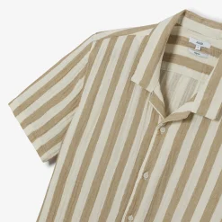 Jules Chemisette en gaze de coton rayée- Chemise