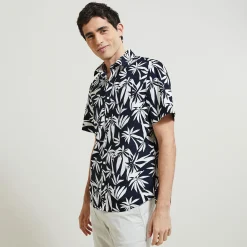 Jules Chemisette hawaïenne regular à fleurs en coton- Chemise