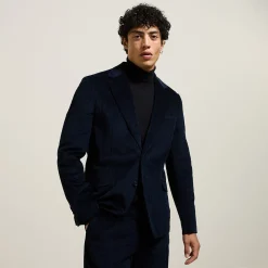 Jules Costume 2 pièces en velours côtelé - Bleu foncé- Ensemble De Costume