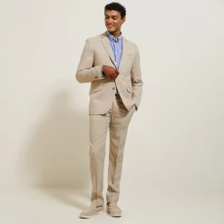 Jules Costume 2 pièces slim - Beige- Ensemble De Costume