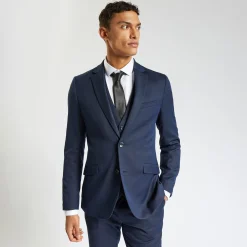 Jules Costume 3 pièces slim bi-ton - Bleu- Ensemble De Costume