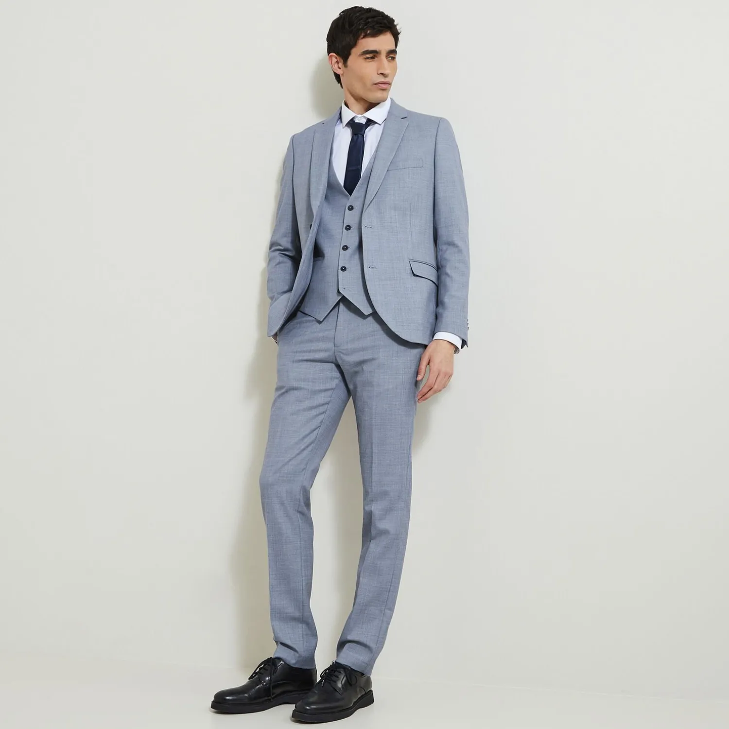 Jules Costume 3 pièces slim bi-ton - Bleu- Collection Mariage|Ensemble De Costume