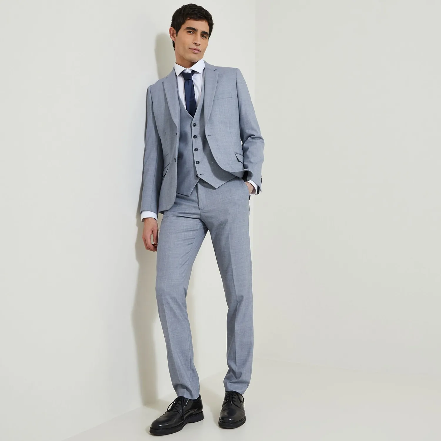 Jules Costume 3 pièces slim bi-ton - Bleu- Collection Mariage|Ensemble De Costume