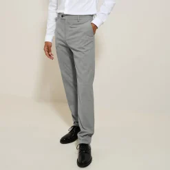 Jules Costume 3 pièces slim pied de puce - Gris- Ensemble De Costume