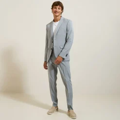 Jules Costume 2 pièces slim twill - Bleu clair- Ensemble De Costume