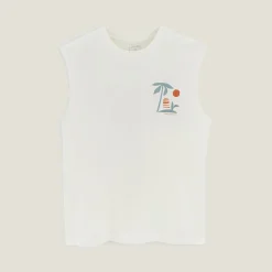 Jules Débardeur relax imprimé devant et dos- T-shirt