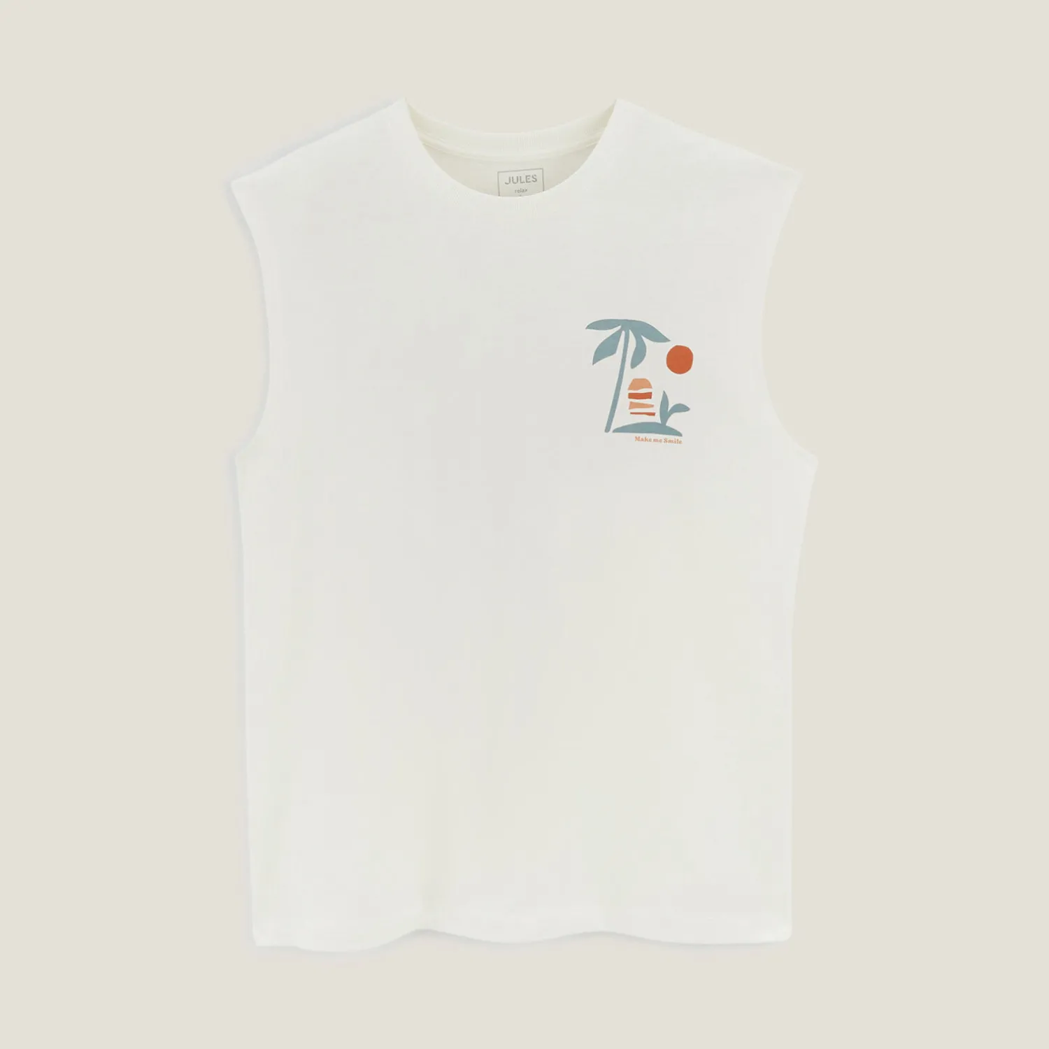 Jules Débardeur relax imprimé devant et dos- T-shirt